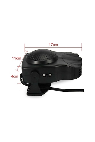 Lemestar Elkuaıe Araç İçi Hızlı Isıtıcı & Fan - 360 Dönebilir, Anında Sıcak/soğuk Hava