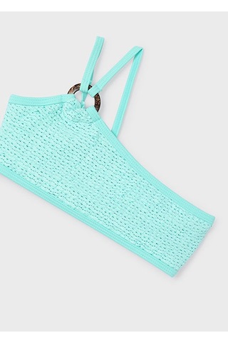 Mayoral Kız Çocuk Fırfırlı Bikini 3716 Mavi