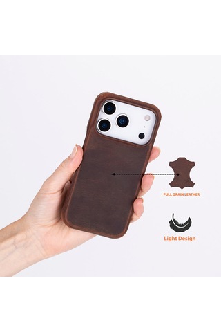 İphone 17 Pro Snap Deri Kılıf