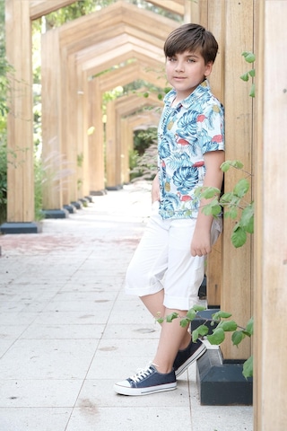 Pamuk Gömlek Hawaii Punky Animals 2022-B-0001