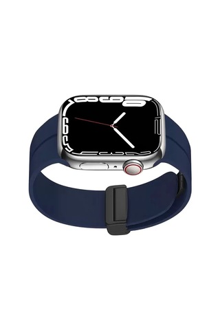 Apple Uyumlu Watch 10 Serisi 46mm Redclick Krd-84 Silikon Modern Tasarım Kordon