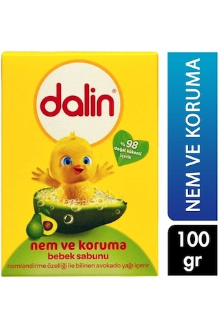 Dalin Avokadolu Nem ve Koruma Bebek Sabunu 100 G