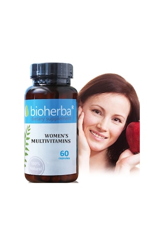 Bioherba Multivitamin Kadın İçin Takviye Edici Gıda 60 Kapsül