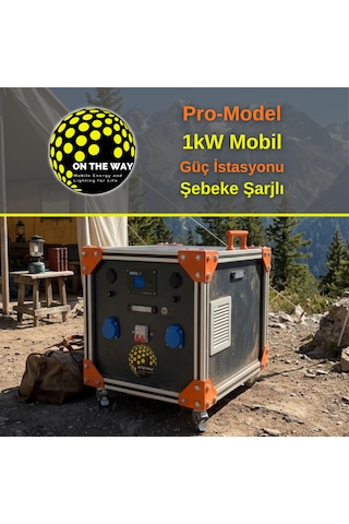 Otw Pro-model 1000w Mobil Güç İstasyonu Lifepo4 Bataryalı Şebeke Şarjlı