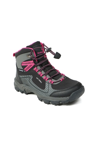 Hammer Jack Su Geçirmez Siyah-Fuşya Çocuk Bot 101 20117-F Siyah
