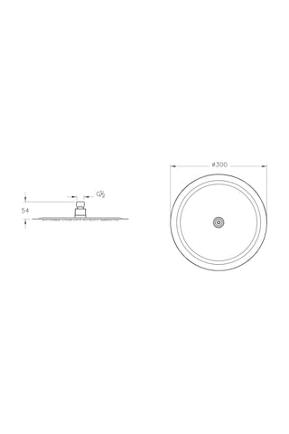 Artema Lite Lc Duş Başlığı 300 Mm Altın A4567423 Altın
