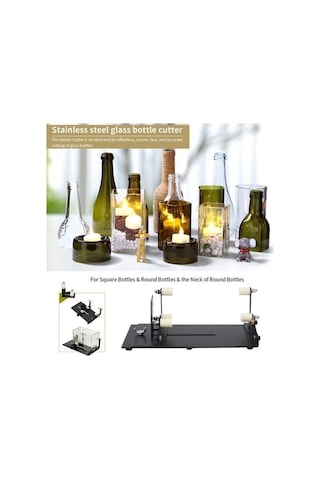 Diğer Şişe Kesme Dıy Şişe Kesici Makinesi Şişeler Ve Cam Şişeler Kesici Alet Aksesuarları Araç Kiti İle Siyah