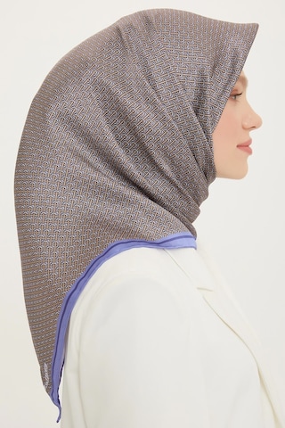 Armine Sura İpek Eşarp 8733d-36 Mavi