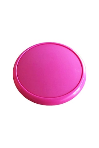 5 Adet Çocuk Odası Tekli Düğme Mobilya Kulp Çap 55 Mm Pembe