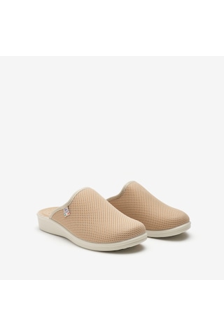 6009 Beige Terlik Kadın 83 368 Fe Fly Flot Cloth 6009-beige Bej