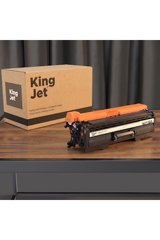 Kingjet Hp Uyumlu  W2130a 213a Siyah Standart Kapasiteli Tekli Çipli Uyumlu  Toner