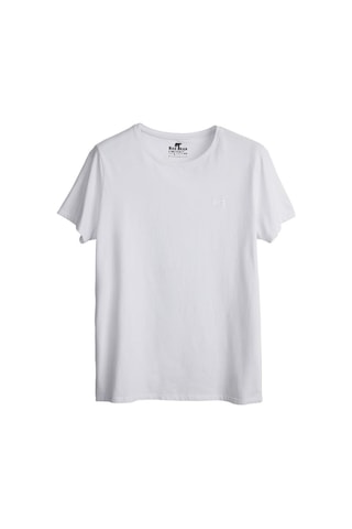 Bad Bear 19.01.07.045-c03 Solid Erkek T-shirt Beyaz