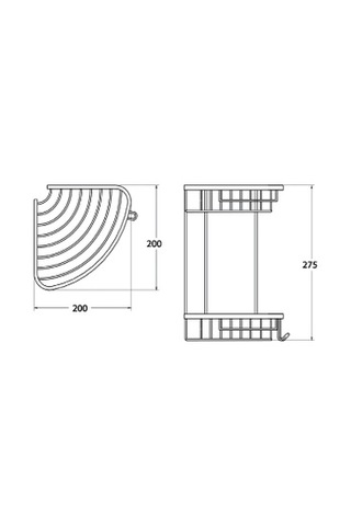 Csk 20x20 Deniz İkili Süngerlik - Mat Siyah