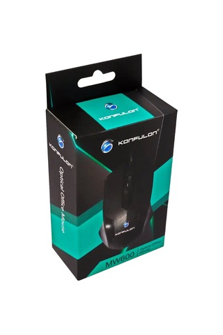 Konfulon Mw600 Kablolu Optik Ofis Mouse - Siyah 3215673