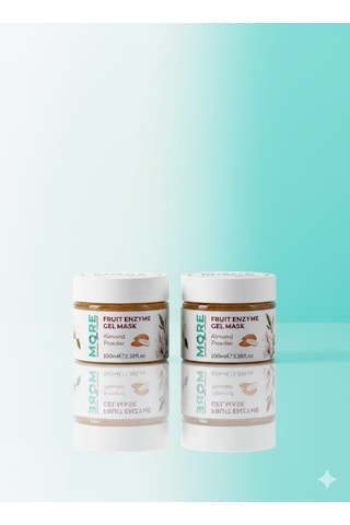 Moresun Badem Özlü Doğal Peeling - Fruit Enzyme Gel Mask 2'li