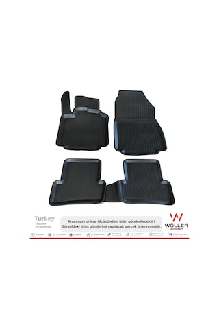 Renault Clio 4 Paspas 2012 2019 Arası 3D Havuzlu Wöller Paspas
