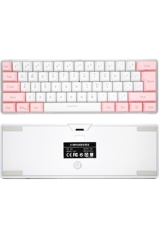 Yunboo 61 Tuşlu Rgb Aydınlatmalı Kablolu Membran Klavye - Kompakt Tasarım Ve Multimedya Kısayolları