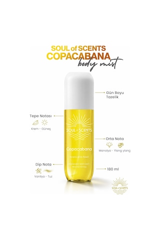 Copacabana Floral & White Flowers Body Mist 180 Ml