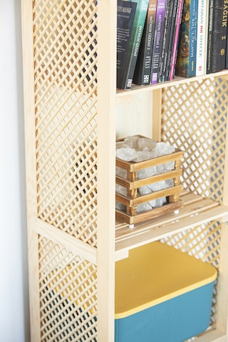 Wooden City Ahşap Kahve Köşesi Çok Amaçlı Mutfak Bangosu Raf