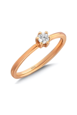 0.13 Karat Pırlanta Tektaş Yüzük