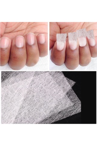 Skycity Tırnak Uzatma Ve Onarım İçin İpek Cam Elyafı - 10 Adet 4x8 Cm