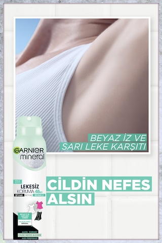 Garnier Mineral Lekesiz Koruma Kadın Sprey Deodorant 150 ML