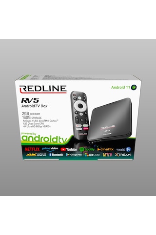 Redline RV5 Lisanslı Android 11 TV Box