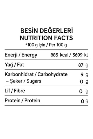 Hindistan Cevizi Yağı 300 Ml %100 Doğal, Glutensiz, Keto