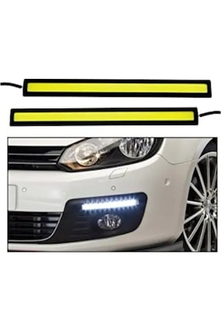 Gündüz Ledi Gündüz Farı Led Sis Farı - Su Geçirmez Takım 17Cm