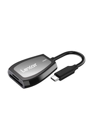Lexar Profesyonel Çift Yuvalı Okuyucu, Usb-c Bağlantılı, Sd Ve Mi