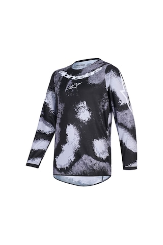 Alpinestars Youth Fluid Lahnd Genç Off-road Motosiklet Jerseyi Gri Kamo