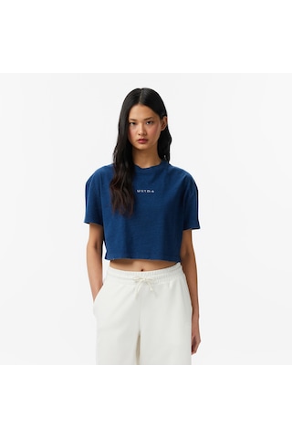 United4 Unıted4 Regular Fit Kadın Lacivert T-shirt Suu Lacivert