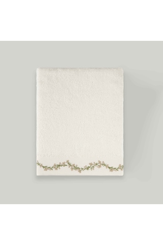 Linens Elae Bambu 50x85 Cm Yüz Havlusu Ekru 450 G/m²