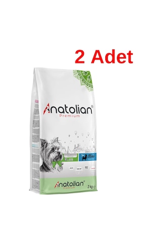 Anatolian Premium Mini Kuzulu Yetişkin Küçük Irk Köpek Maması 2 x 2 KG