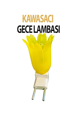 Nostaljik Gece Lambası Kendinden Fişli Çıt Çıt Anahtarlı 7 Watt Ampullü Sarı