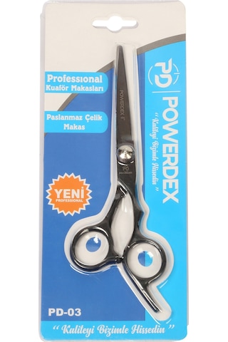 Powerdex PD-03 6" Paslanmaz Çelik Kuaför Makası