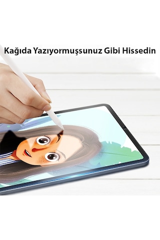Ally Apple Uyumlu iPad Mini 6 Paper Like Film Darbe Emici Pet Ekran Koruyucu