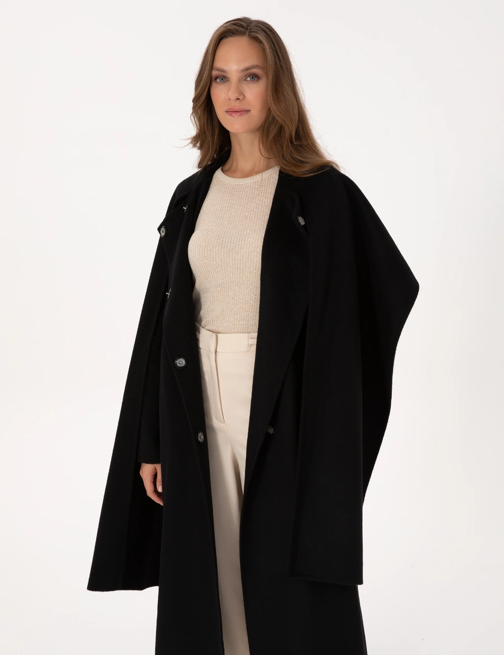 Pierre Cardin Kadın Siyah Kaban 50309079-vr046 Siyah