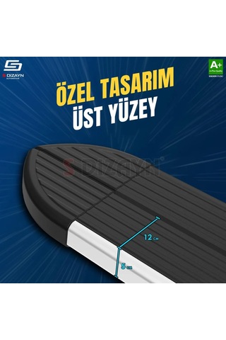 S-dizayn Citroen C5 Aircross 2 Hybrid Benzinli Skyline Aluminyum Yan Basamak 193 Cm 2025 Üzeri A+ Ka