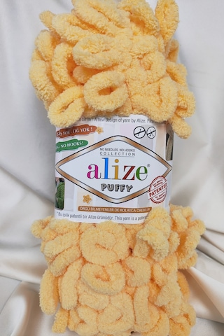 Puffy Limon El Örgü İpi 100gr. 9mt. 5'li Paket - Renk: 509