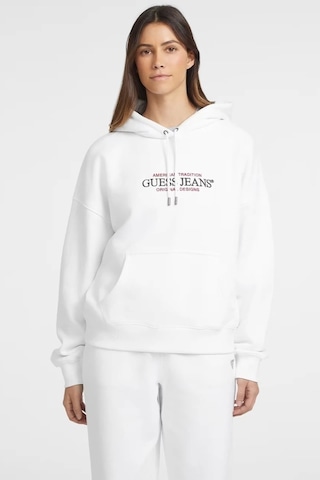 Guess Kadın Oversize Sweatshirt Beyaz