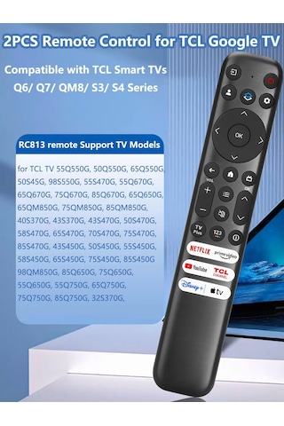 Tcl Google Tv Led Uhd Qled Q550g Q650g Uzaktan Kumanda