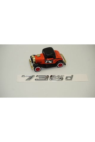 Bmw 735D Bagaj Krom Metal 3M 3D Yazı Logo