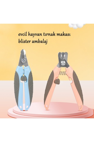 Soulader Küçük Ve Orta Boy Evcil Hayvanlar İçin Profesyonel Kedi Köpek Tırnak Makası Makas Seti