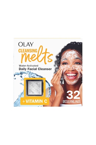 Olay Cleansing Melts + Vitamin C Cilt Temizleyici Çözünen Ped 32 Adet