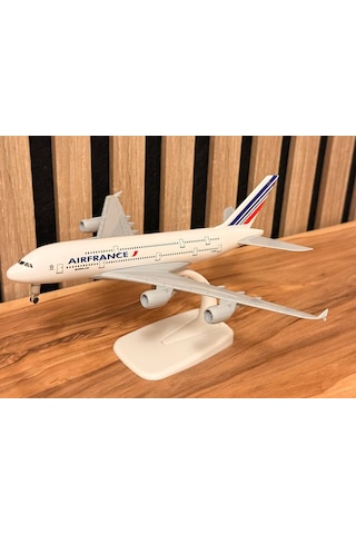 Air France F-hpjh Metal Maket Uçak 24 Cm Koleksiyonluk Model Uçak Ofis Dekorasyonu & Hareketli Tekerlekli
