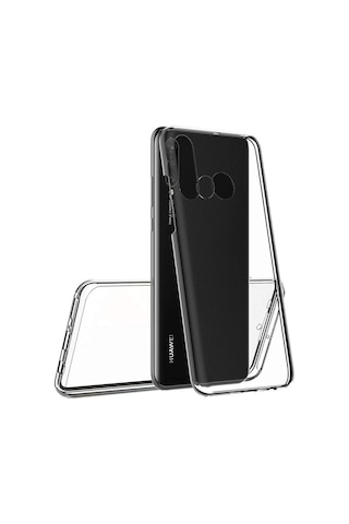Teknomoda Huawei P30 Lite 360 Derece Kilif Kristal Silikon Seffaf Ön Arka 398209659