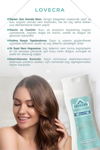Kolajen Ve Hyaluronic Nem Şampuan Zayıf Kuru Saçlar İçin Dolgunlaştırıcı Bakım Ve Nem 250 Ml Kuru