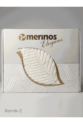 Merinos Elegans Tek Kişilik Battaniye Kemik-2 Kemik