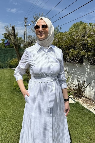 Rabia Şamlı Doğa Kar Tanesi Tunik Çok Renkli
